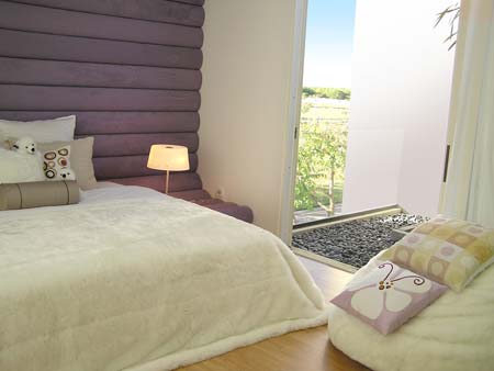 Camera da letto, arredamento.